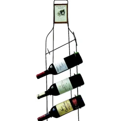 Range-bouteille noir 4 bouteilles^Gifi Online