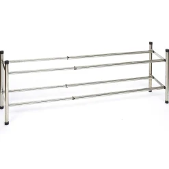 Rangement|Gifi Range-chaussures extensible métal chromé