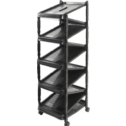 Rangement|Gifi Range-chaussures téléscopique plastique noir