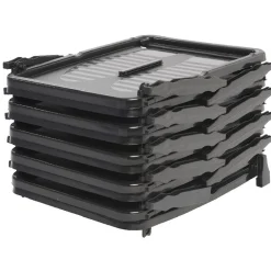 Rangement|Gifi Range-chaussures téléscopique plastique noir