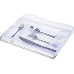 Range-couverts en plastique transparent - L.33xl.25,5xH.4cm^Gifi Hot