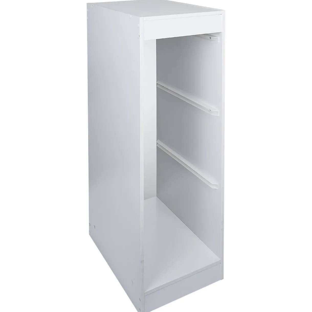 Rangement|Gifi Rangement 3 niveaux pour casier blanc