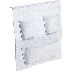 Rangement|Gifi Rangement Box Cube pochette feutrine gris clair 34x30cm