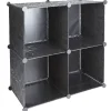 Rangement|Gifi Rangement compartiment noir x4