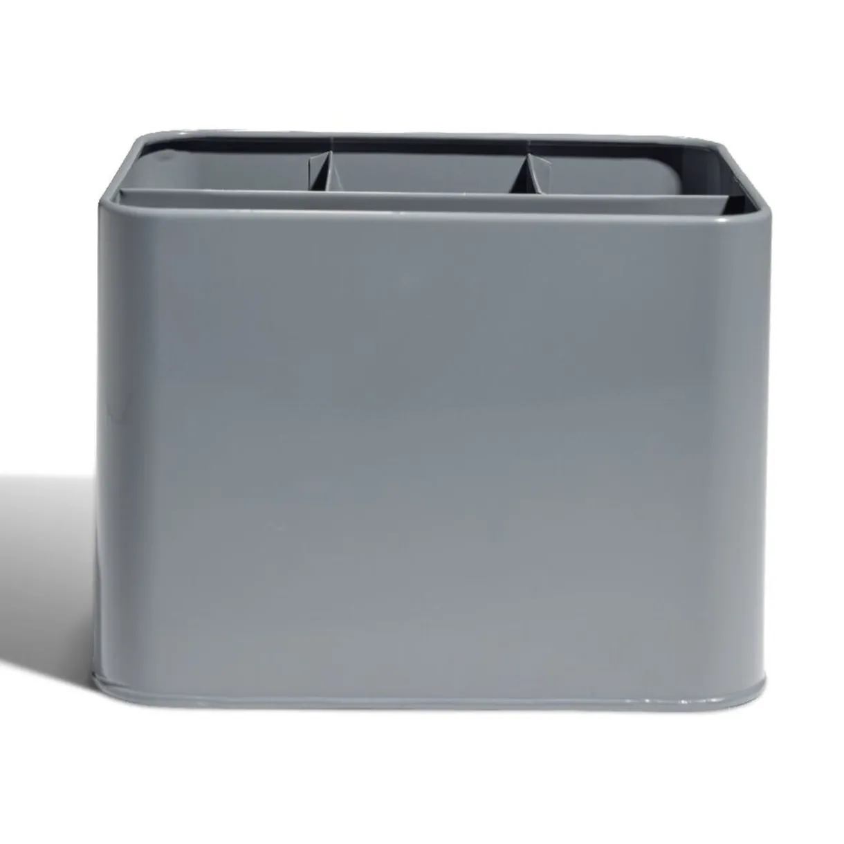Rangement couverts fer gris 17x13xH12cm^Gifi Clearance