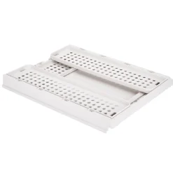 Rangement|Gifi Rangement dressing superposable coulissant blanc petit modèle