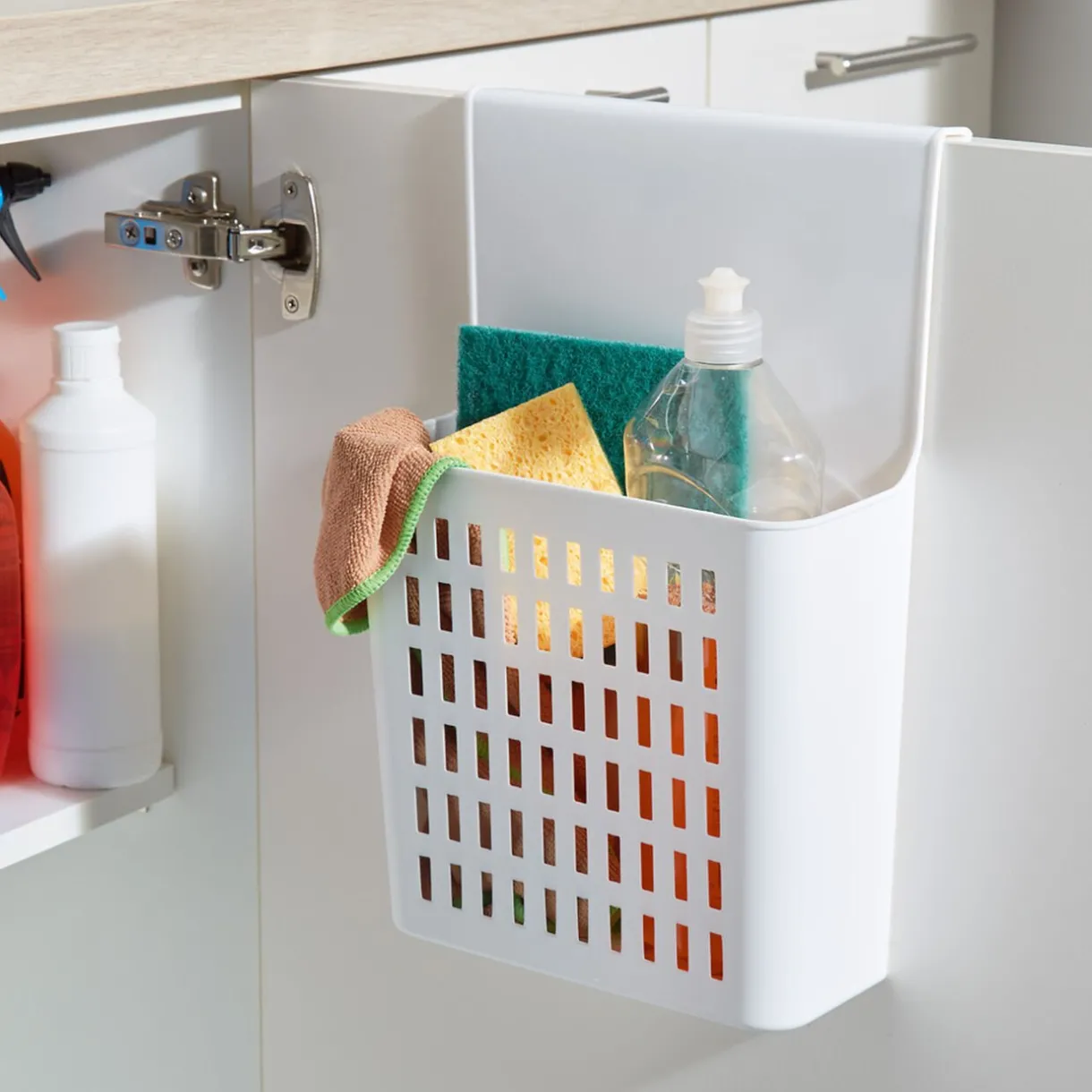 Rangement|Gifi Rangement porte de cuisine blanc