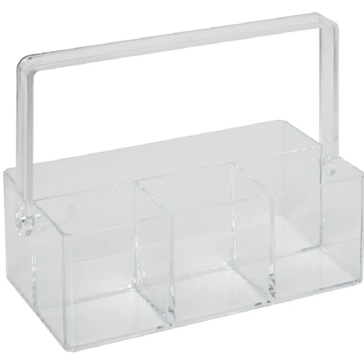 Sale Gifi Rangement transparent avec anse 6 compartiments