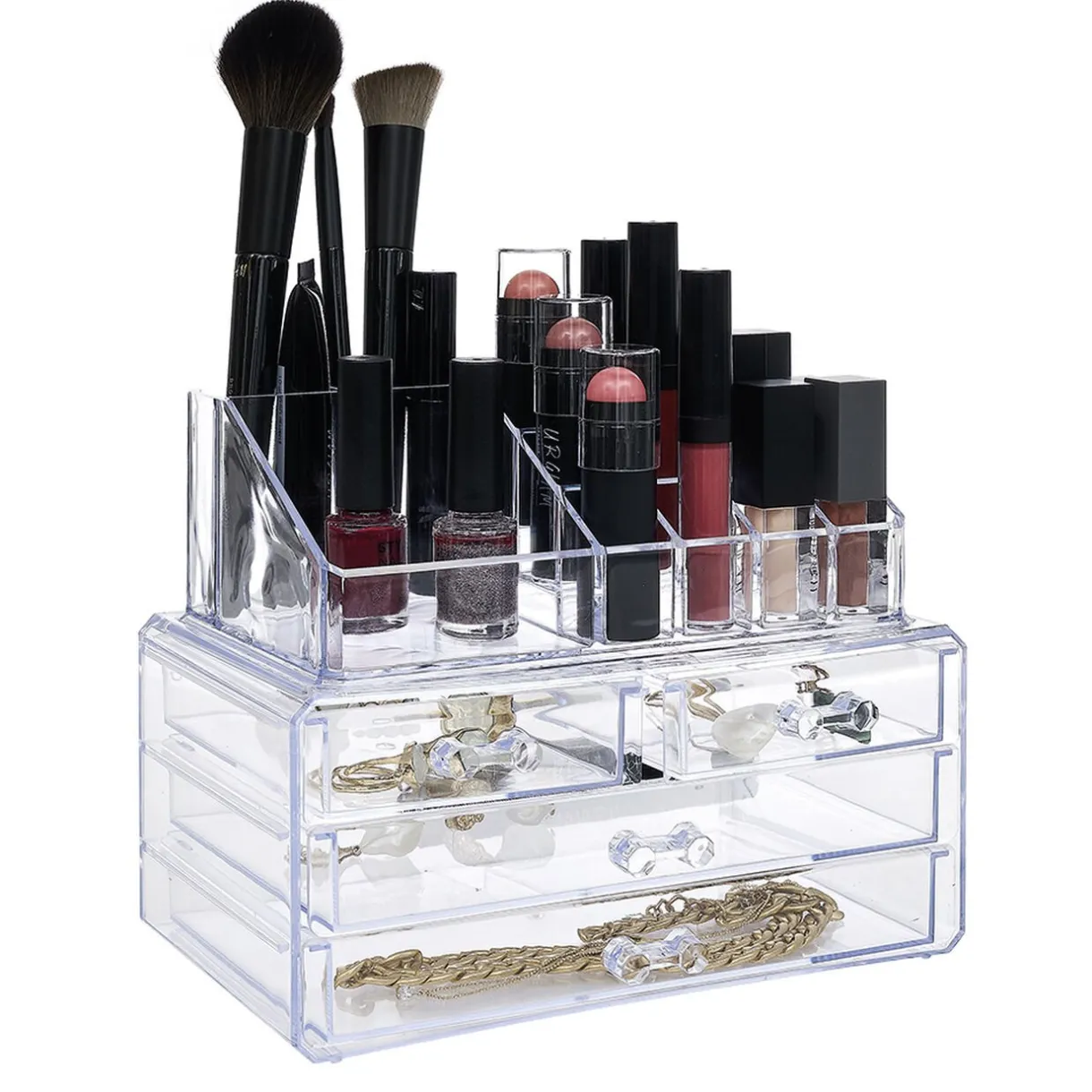 Clearance Gifi Rangement transparent pour cosmétiques et bijoux