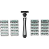 Discount Gifi Rasoir homme avec 20 recharges 3 lames