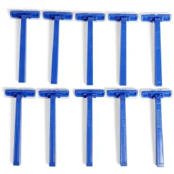 New Gifi Rasoir jetable 2 lames Money Shaver bleu x10