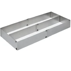 Rectangle à pâtisserie extensible inox^Gifi Discount