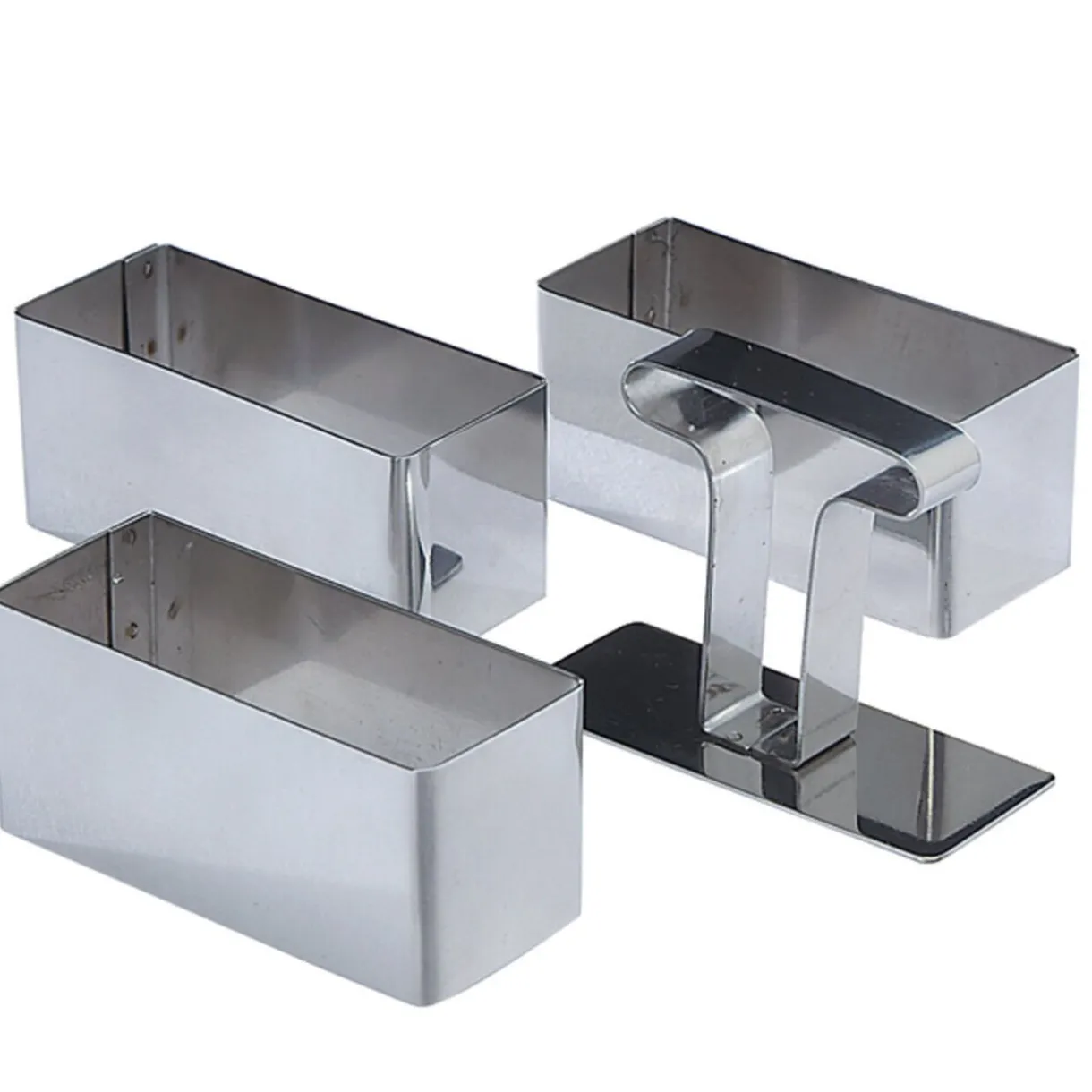 Rectangle de présentation x3 et poussoir^Gifi Clearance