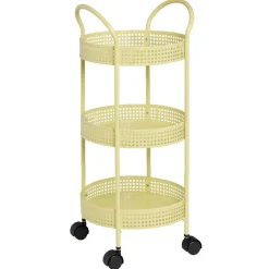 Resserre légumes à roulettes jaune^Gifi Online