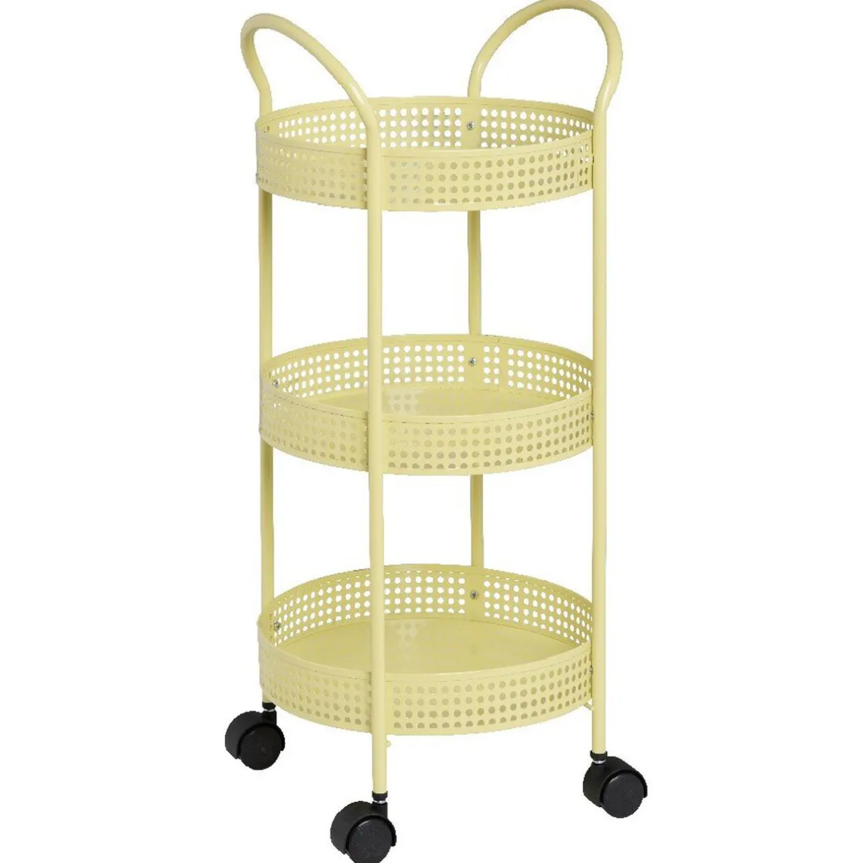 Resserre légumes à roulettes jaune^Gifi Online