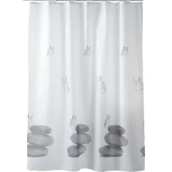 Clearance Gifi Rideau de douche design galets