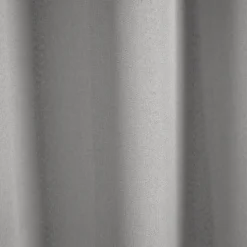 Gifi Rideau de douche effet lin 180x200cm polyester gris
