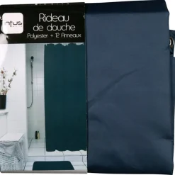 Discount Gifi Rideau de douche gris