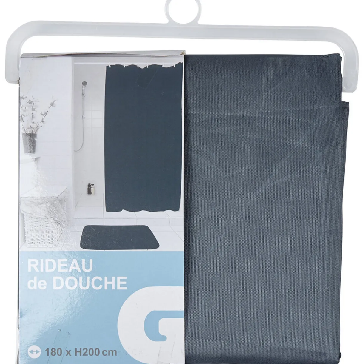 Gifi Rideau de douche gris