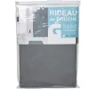 Outlet Gifi Rideau de douche gris foncé sans anneaux