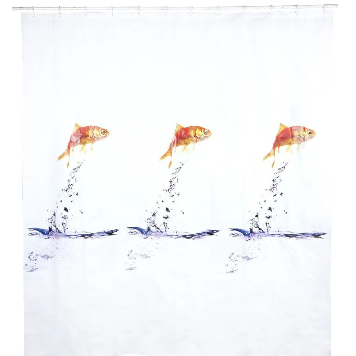 Sale Gifi Rideau de douche motif poissons