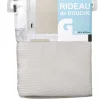 Clearance Gifi Rideau de douche taupe sans anneaux