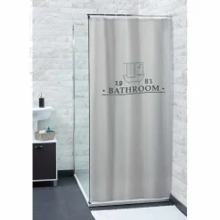 Hot Gifi Rideau de douche Urban blanc et noir