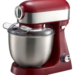 Robot pâtissier Cuisilux 4 en 1 gris et rouge 5 L^Gifi Outlet