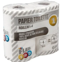 Online Gifi Rouleau de papier toilette 280 feuilles x4