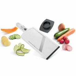 Râpe multiusage Metaltex mandoline 6 épaisseurs de coupe^Gifi Discount