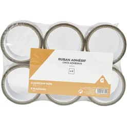 Sale Gifi Ruban adhésif marron x6