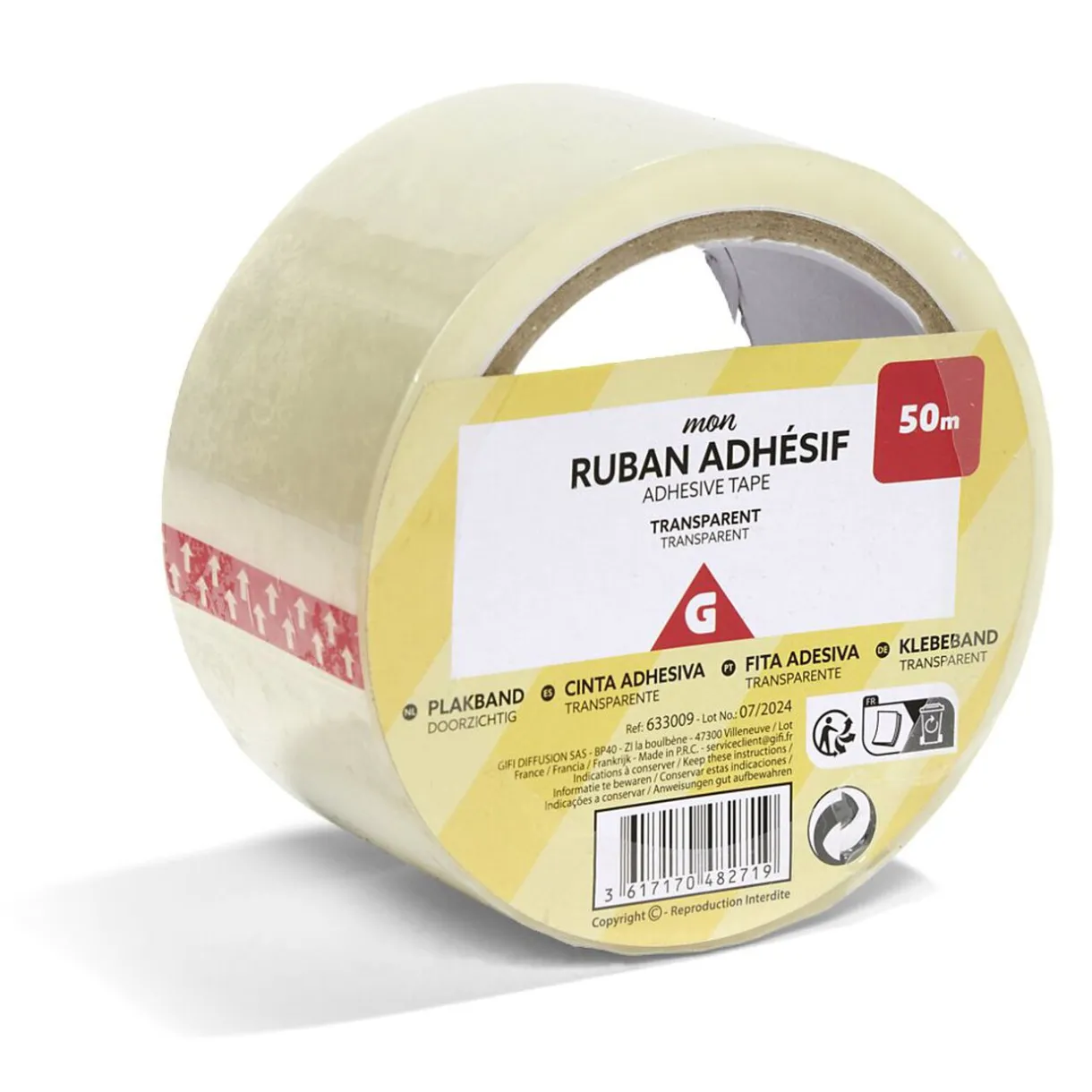 Online Gifi Ruban adhésif transparent 50m