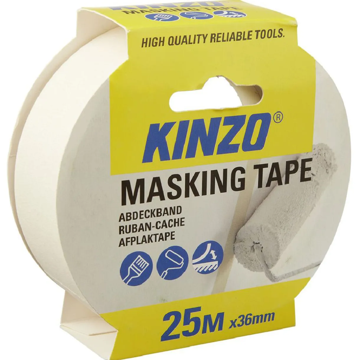 Gifi Ruban de masquage en papier blanc 2,5 m