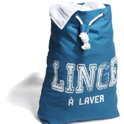 Entretien Du Linge|Gifi Sac à linge bleu XXL