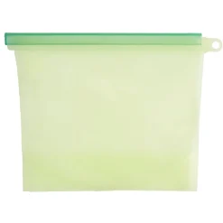 Sac de conservation alimentaire silicone réutilisable 1L x2^Gifi New