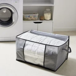 Entretien Du Linge|Gifi Sac de rangement avec poignées et fermeture à glissière 59x40x35cm