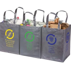 Nettoyage Et Entretien|Gifi Sac de tri Plastique Verre Papier x3