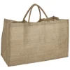 Hot Gifi Sac porte bûches en jute