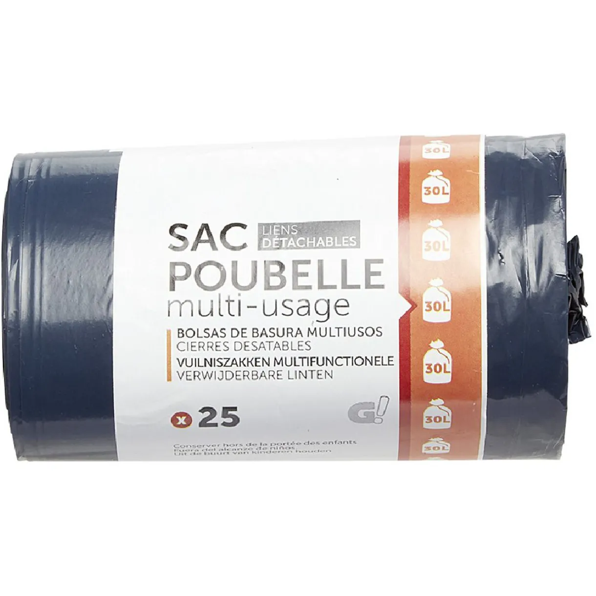 Nettoyage Et Entretien|Gifi Sac poubelle 30l x25
