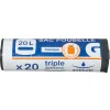 Nettoyage Et Entretien|Gifi Sac poubelle lien coulissant 20 L x20