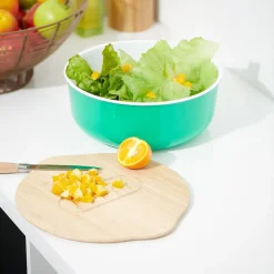 Saladier + couvercle 2 en 1 en bambou^Gifi Hot