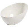 Saladier blanc ovale^Gifi