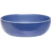 Saladier en faïence bleu avec liseré blanc^Gifi Outlet