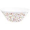 Saladier en plastique décor pois multicolore^Gifi Outlet