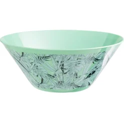 Saladier en plastique décor feuillage^Gifi Clearance