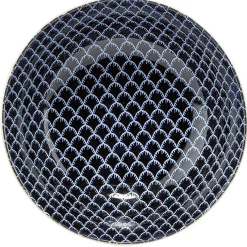 Saladier en porcelaine décor blanc et bleu^Gifi Hot