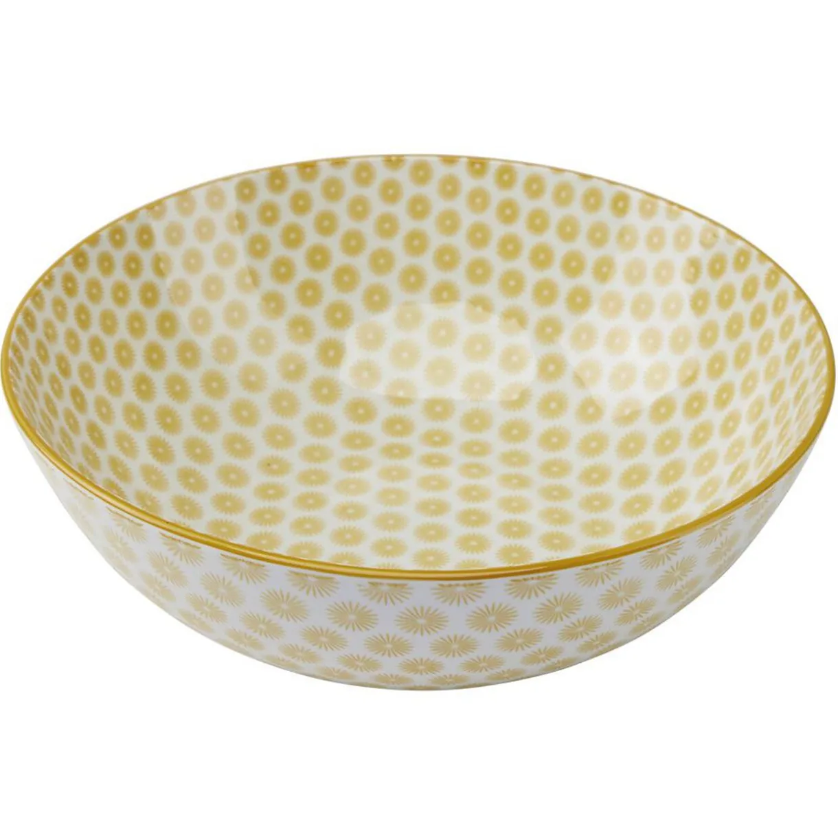 Saladier en porcelaine motif graphique coloré x2^Gifi Online