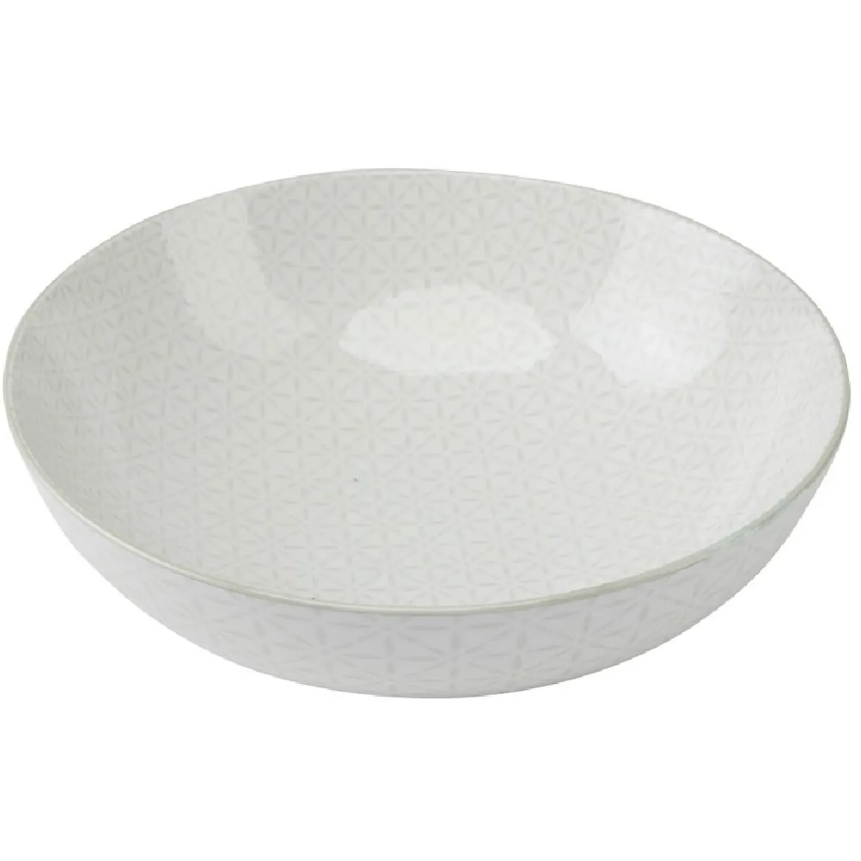 Saladier en porcelaine motif graphique coloré x2^Gifi Online