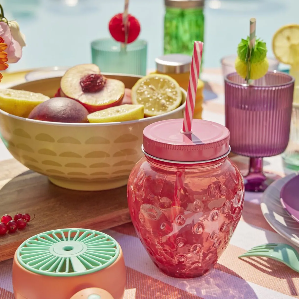 Saladier faïence à motifs Ø20xH8,5cm^Gifi Hot