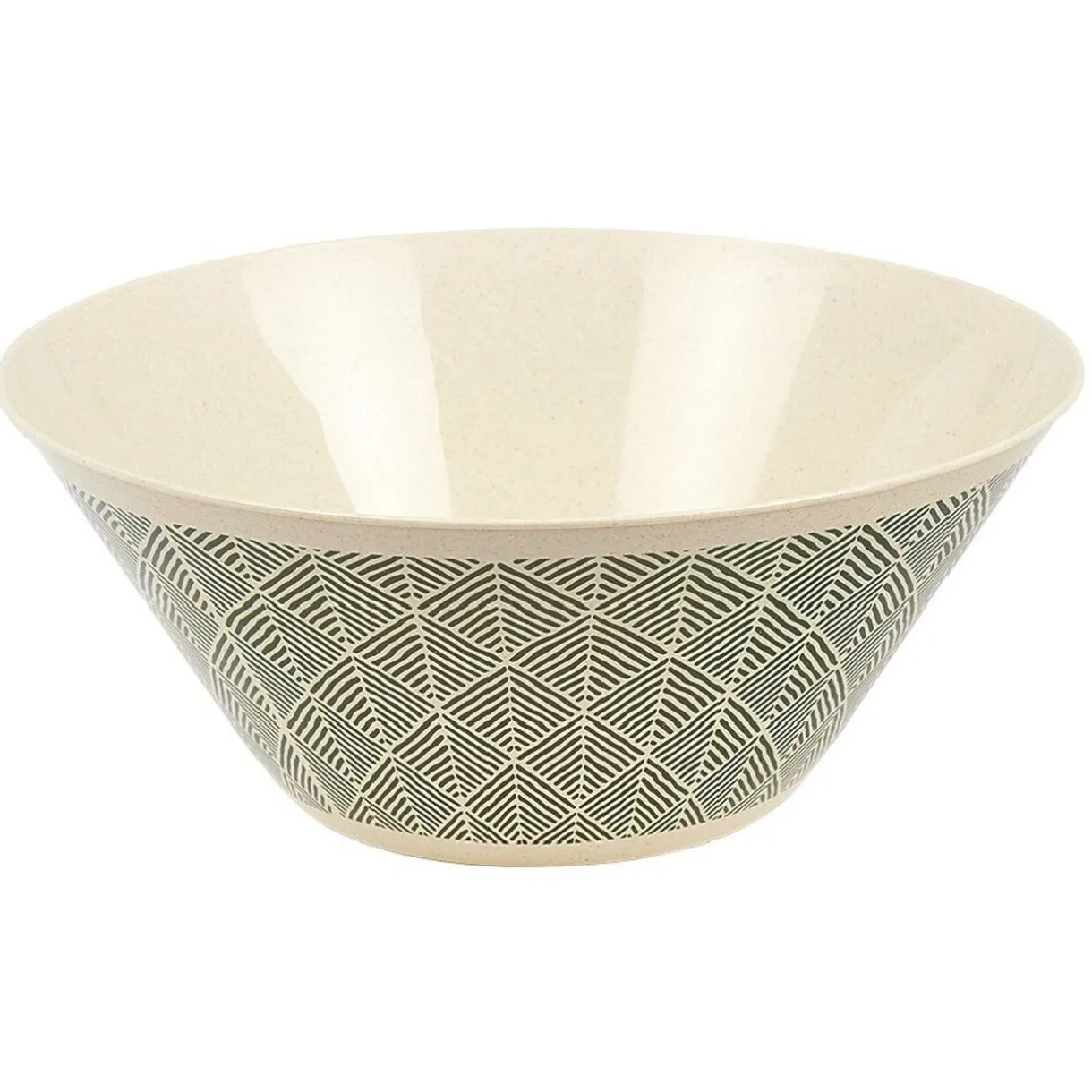 Saladier motif géométrique noir et blanc^Gifi